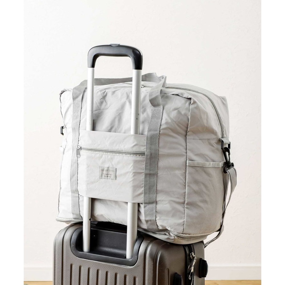 現貨★日本3coins 3WAY旅行袋 出國 行李袋 日本熱銷 旅行袋 隨身折疊包 手提行李袋-規格圖8