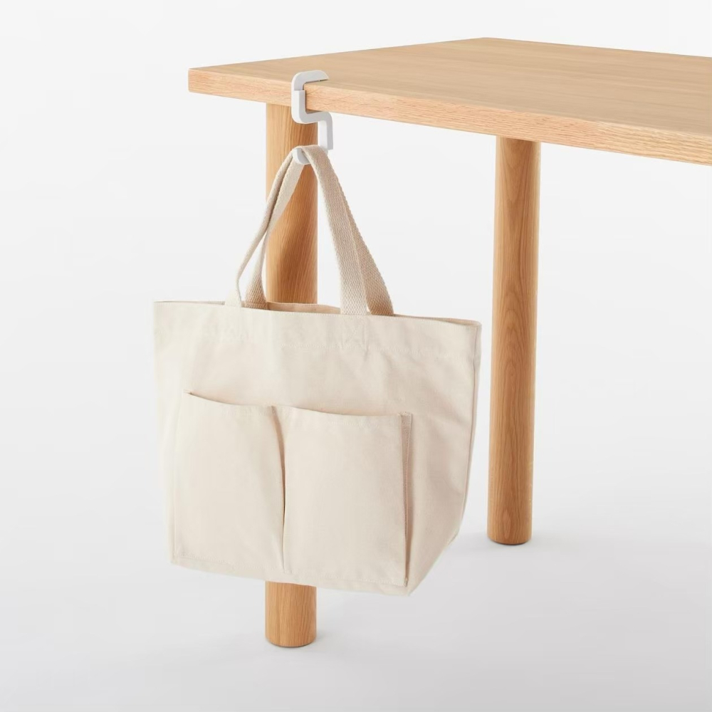 現貨★日本無印良品 MUJI 萬用掛勾 旅行用掛勾 桌邊掛勾 S字掛勾 摺疊掛勾 掛勾 隨身掛勾-細節圖2