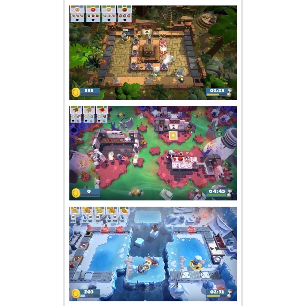 【爪娃堂電玩】NS Switch 胡鬧廚房 全都好吃 中文版  overcooked 煮過頭 完全版 煮過頭1+2-細節圖3