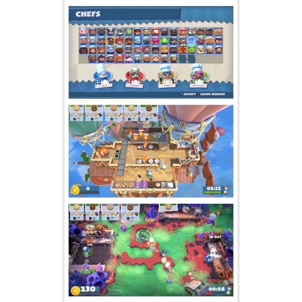 【爪娃堂電玩】NS Switch 胡鬧廚房 全都好吃 中文版  overcooked 煮過頭 完全版 煮過頭1+2-細節圖4