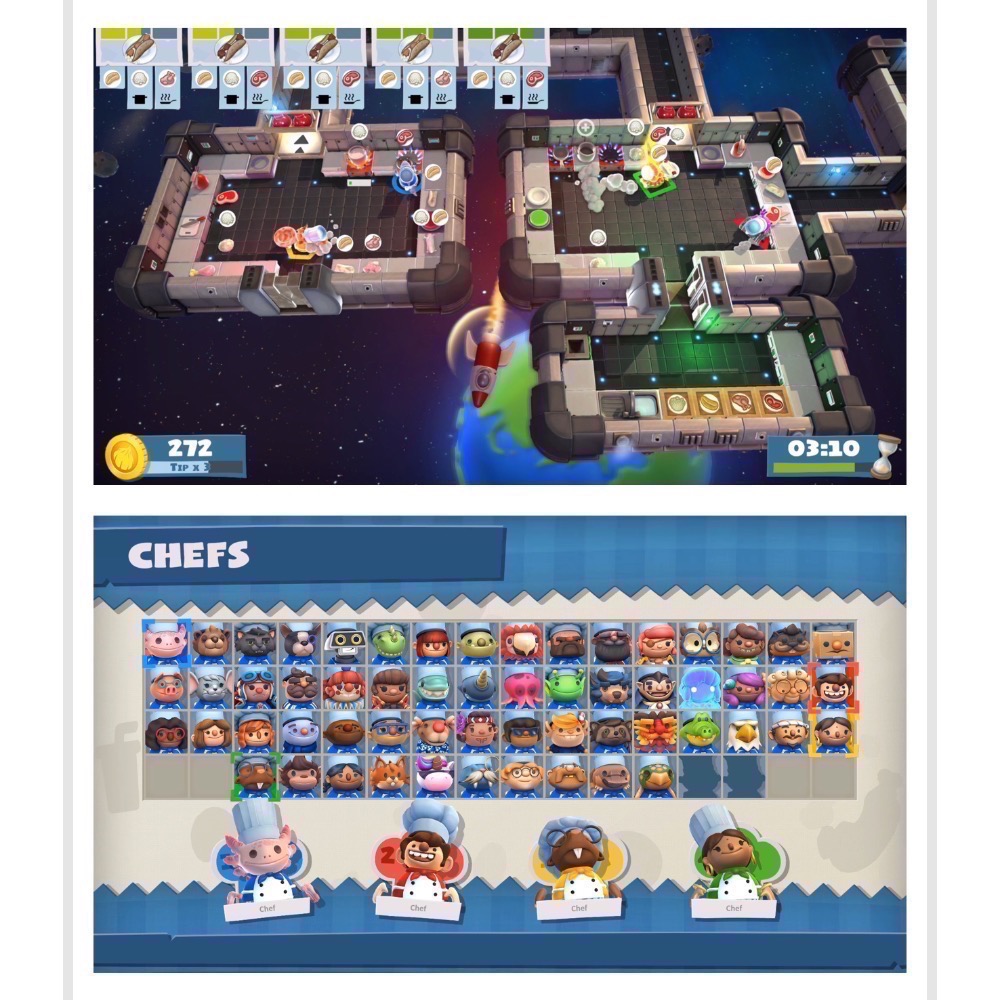 【爪娃堂電玩】NS Switch 胡鬧廚房 全都好吃 中文版  overcooked 煮過頭 完全版 煮過頭1+2-細節圖6