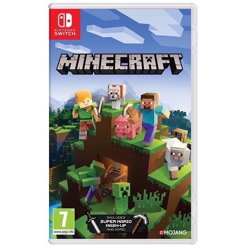 【爪娃堂電玩】NS Switch 我的世界 當個創世神  麥塊 Minecraft 國際版英或日文封面支援中文-細節圖3