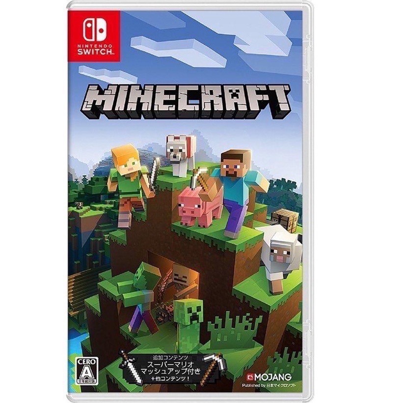 【爪娃堂電玩】NS Switch 我的世界 當個創世神  麥塊 Minecraft 國際版英或日文封面支援中文-細節圖4