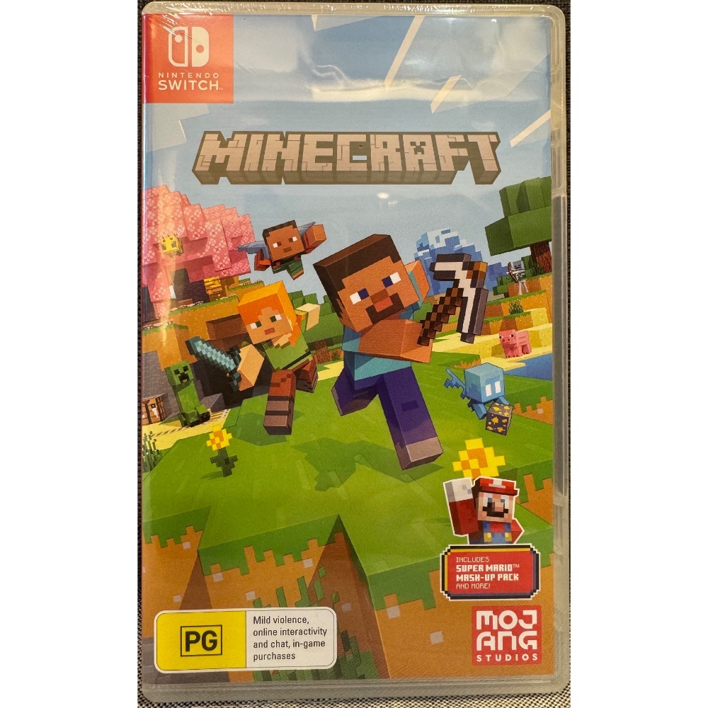 【爪娃堂電玩】NS Switch 我的世界 當個創世神  麥塊 Minecraft 國際版英或日文封面支援中文-細節圖9
