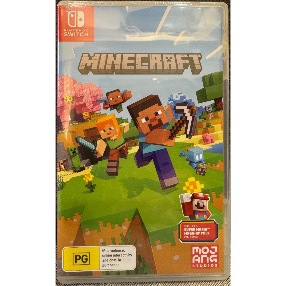 【爪娃堂電玩】NS Switch 我的世界 當個創世神  麥塊 Minecraft 國際版英或日文封面支援中文-細節圖9
