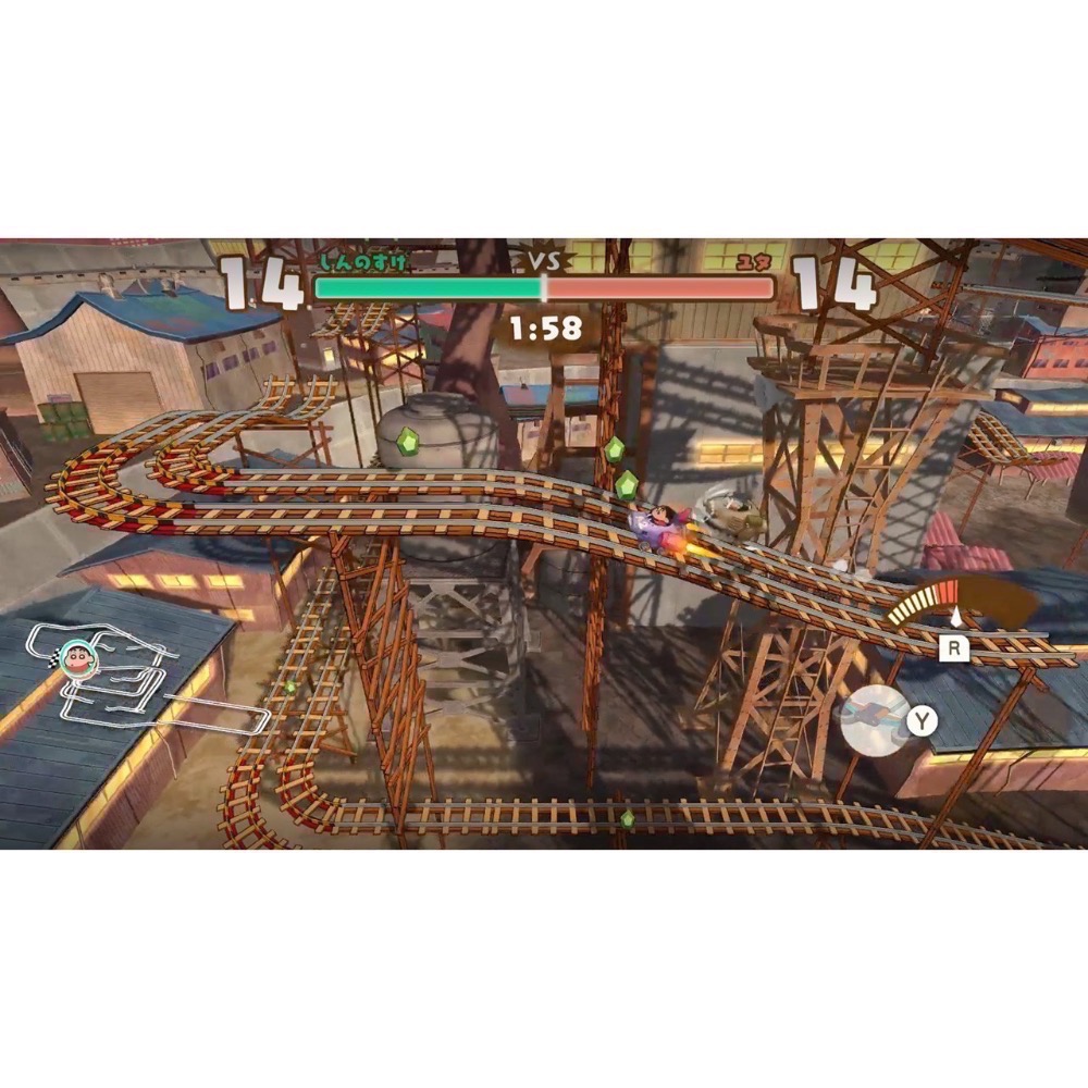 【爪娃堂電玩】NS Switch 蠟筆小新 煤炭鎮的小白 中文版-細節圖7