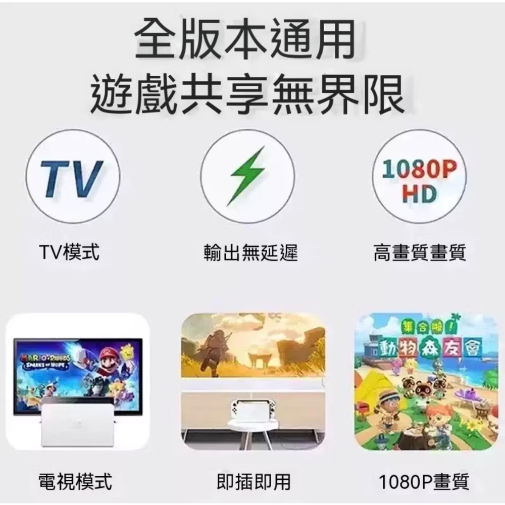 【爪娃堂電玩】任天堂Switch2 HDMI原裝高清線電視投屏線NS1/2代底座OLED投影連接線 XBOX one p-細節圖2