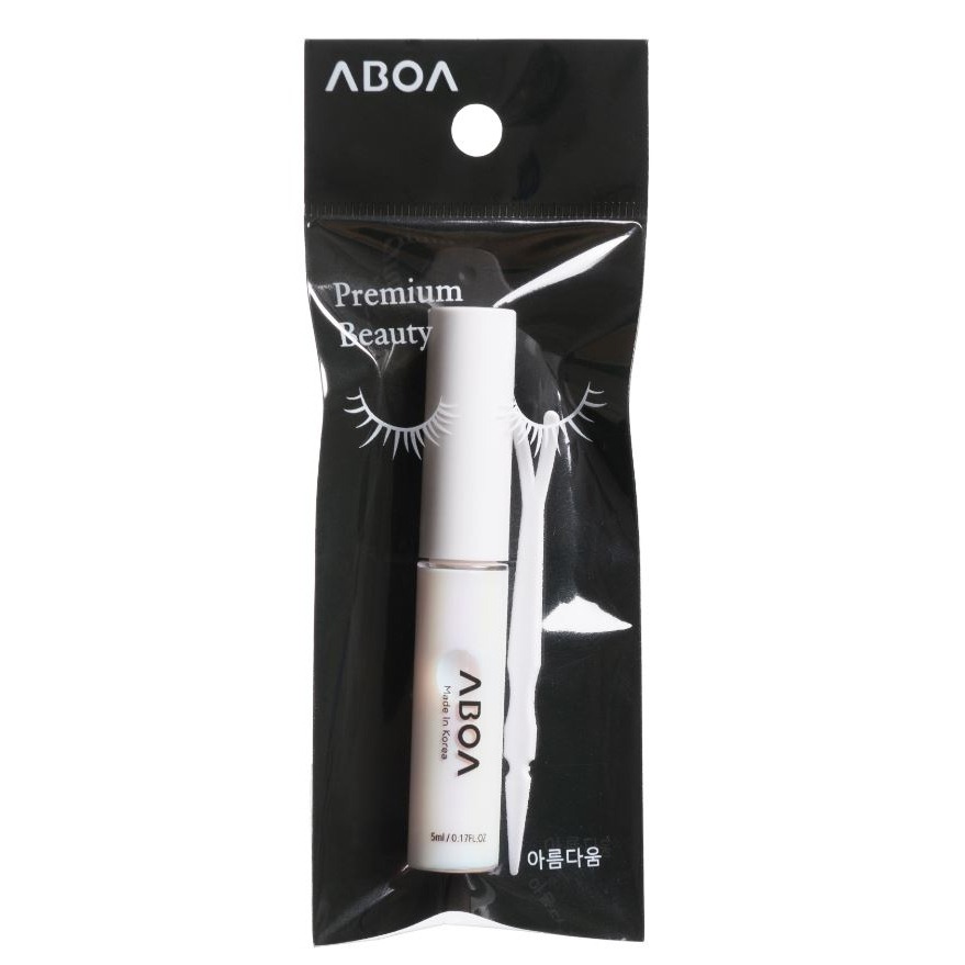 韓國ABOA 亮眼假睫毛兩用膠-速乾透明 /持久透明-細節圖3