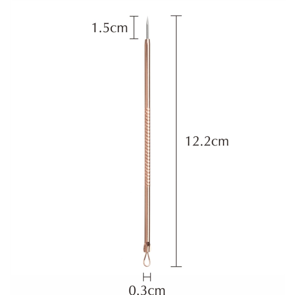 MEKO 雙頭防滑青春棒(玫瑰金) /擠青春痘or粉刺 EE-051-細節圖5
