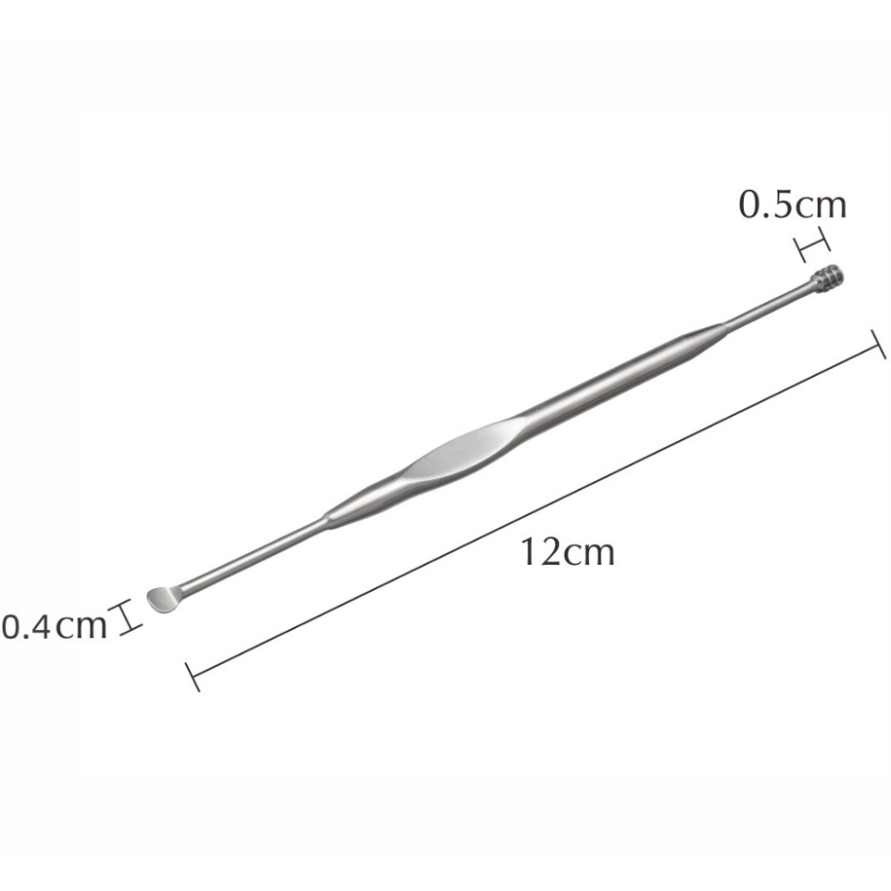 MEKO 不鏽鋼專業雙頭耳扒 /掏耳棒 EE-045-細節圖5