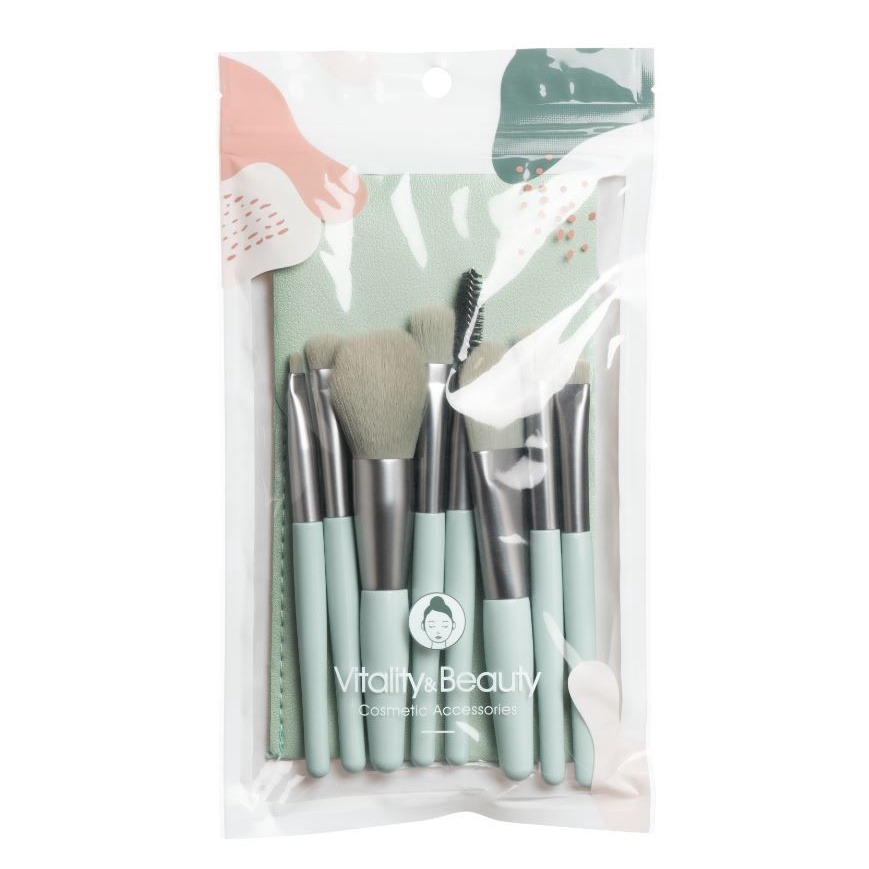 三迪逸品 元氣顏控系 - 初學者化妝刷套組 (8隻入) SD-2049-細節圖2