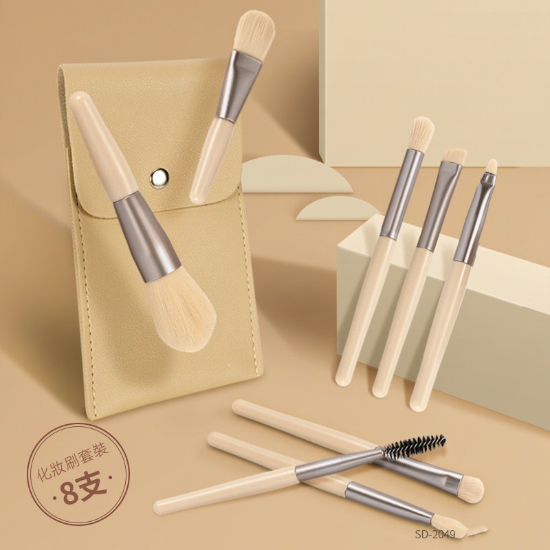 三迪逸品 元氣顏控系 - 初學者化妝刷套組 (8隻入) SD-2049-細節圖8