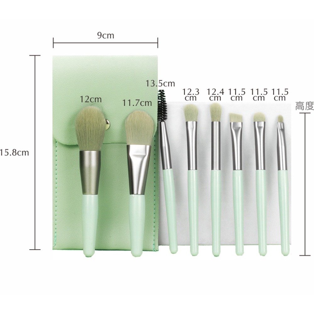 三迪逸品 元氣顏控系 - 初學者化妝刷套組 (8隻入) SD-2049-細節圖9