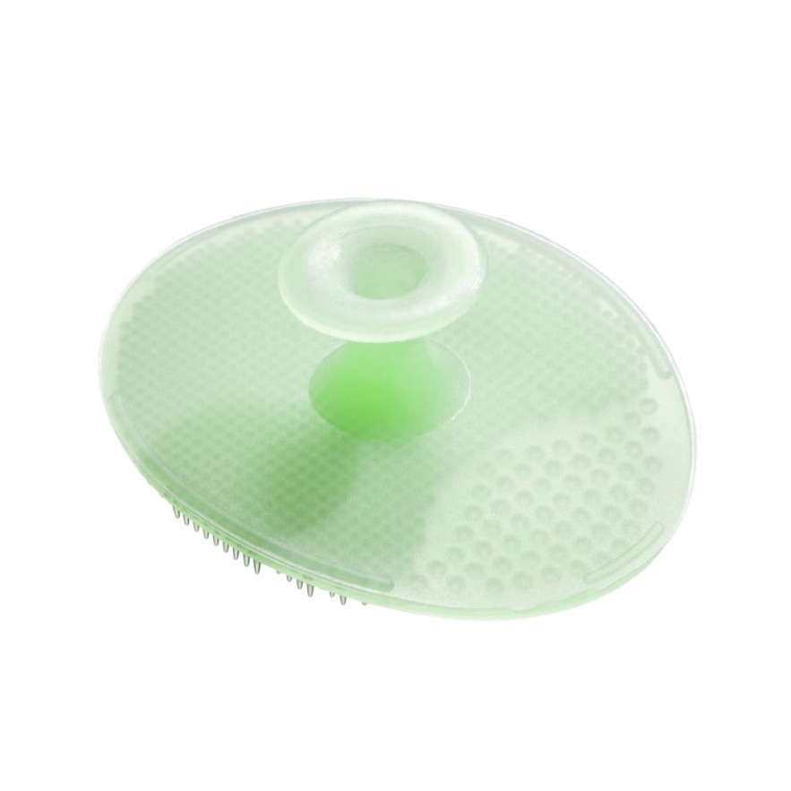 This Girl 矽膠洗臉按摩刷(綠) CD-050 /可吸附平面牆-細節圖3