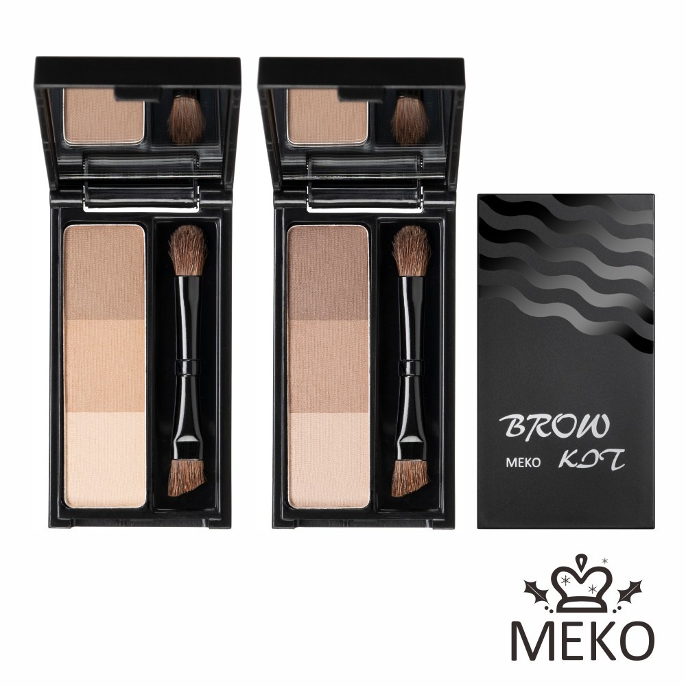 MEKO 立體柔霧3D眉彩餅(共2色) /眉粉-細節圖2