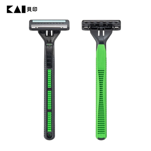 日本貝印 KAI - 2刀刃拋棄式刮鬍刀 - (1入) 041LZ0006