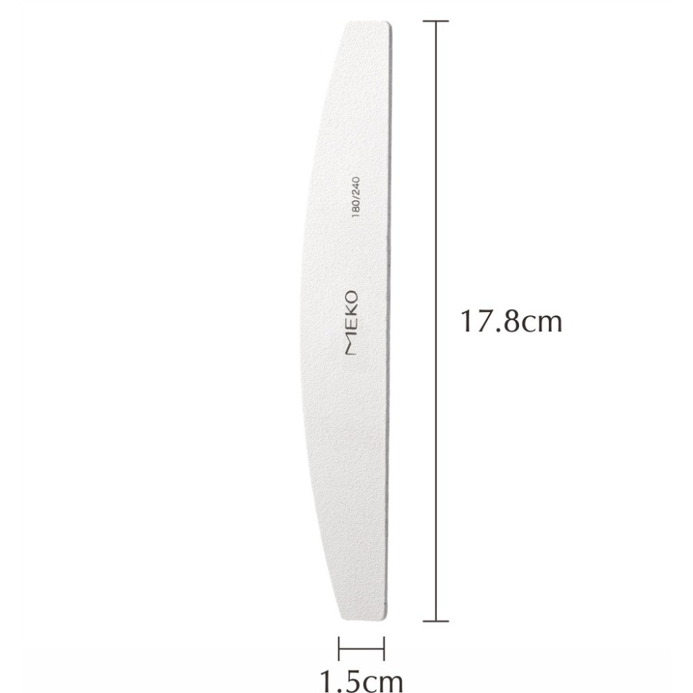 MEKO 純白專業用半圓砂條 P-078-細節圖3