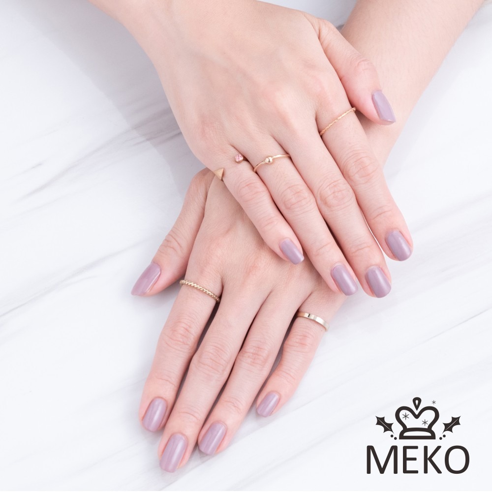 MEKO 灰階童話 類光療光感指甲油 - 浪漫成詩 EA-009-細節圖3