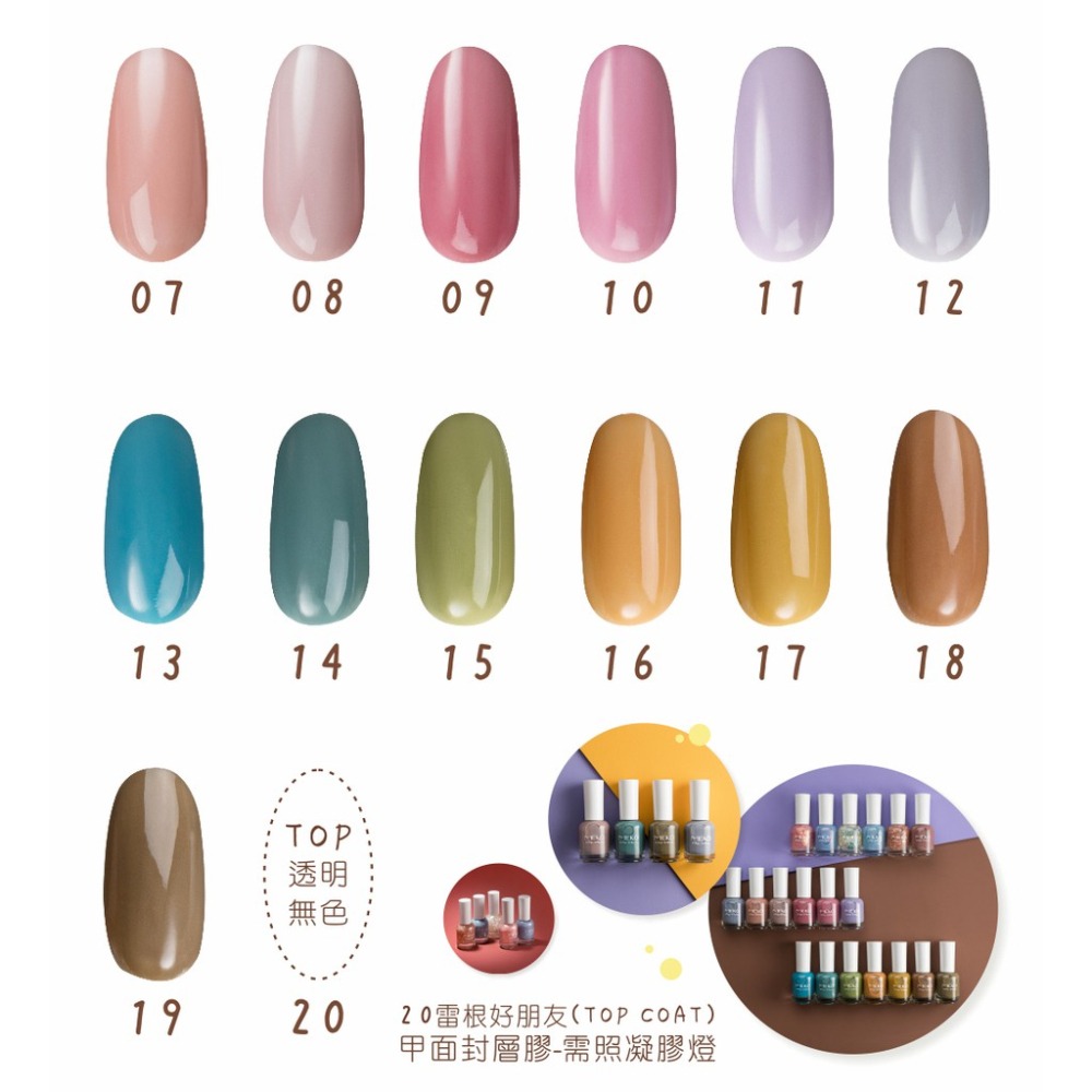 MEKO 雷根寶盒指甲油 - 10 罐頭櫻桃 /果凍色指甲油-細節圖5