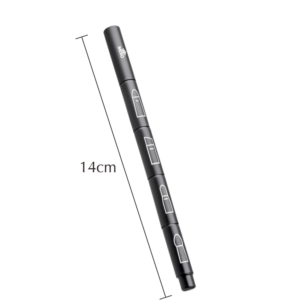 MEKO 四合一迷你刷 Z-012/眼影刷/眼線刷-細節圖3