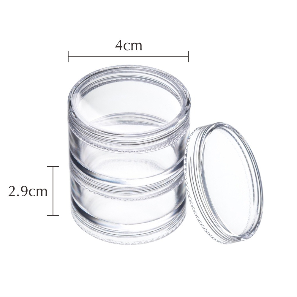 MEKO 分裝圓瓶2入(20g) /旅行分裝瓶/乳霜罐/面霜罐/藥膏罐/分裝瓶 D-012-2-細節圖3