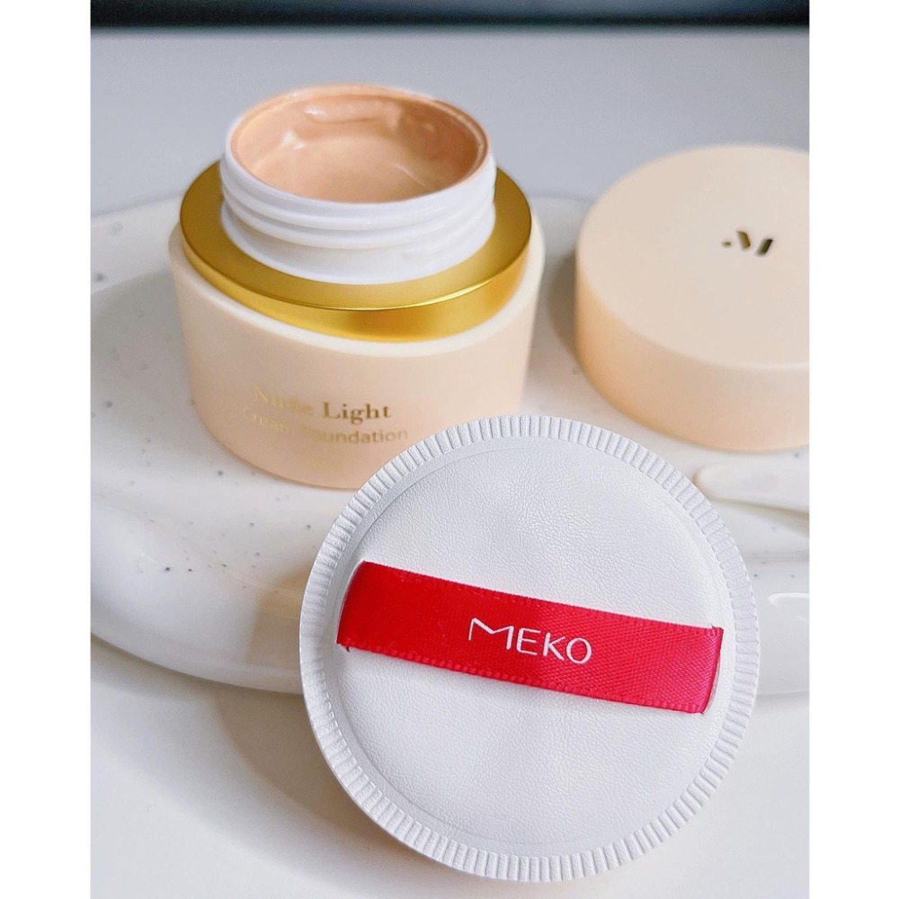 MEKO 白玉麻糬圓形粉撲(2入) X-090-細節圖7