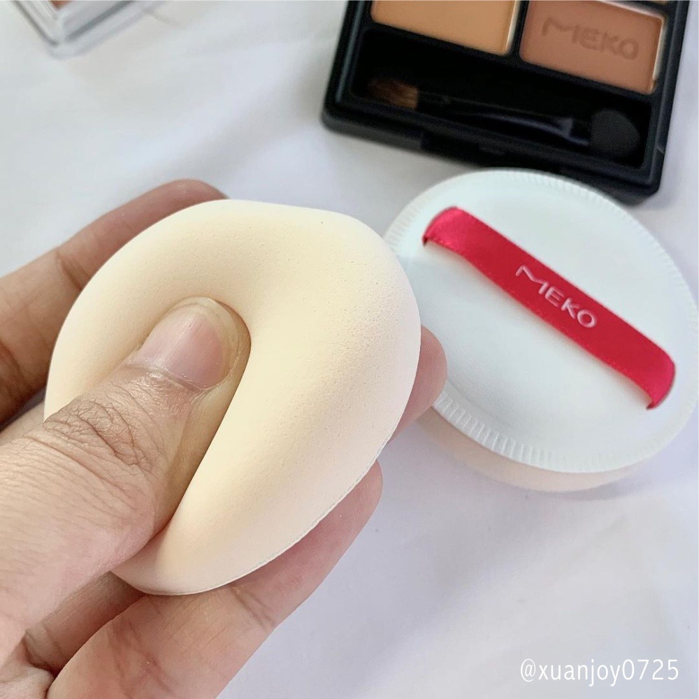 MEKO 白玉麻糬圓形粉撲(2入) X-090-細節圖8
