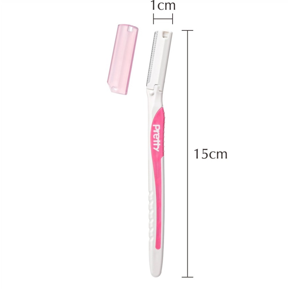 MEKO 日式雙色L型安全修眉刀 U-005-細節圖4