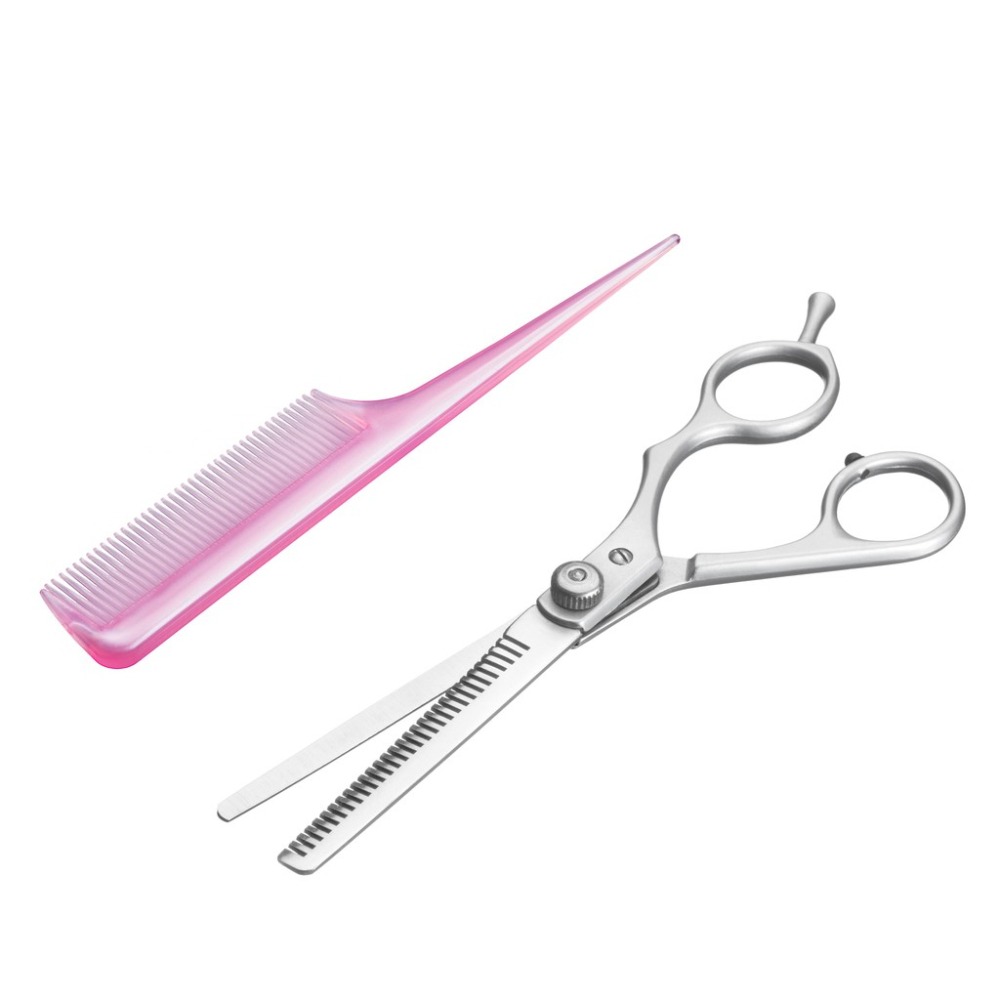 MEKO 專業打薄剪+梳子(銀) G-030-細節圖2