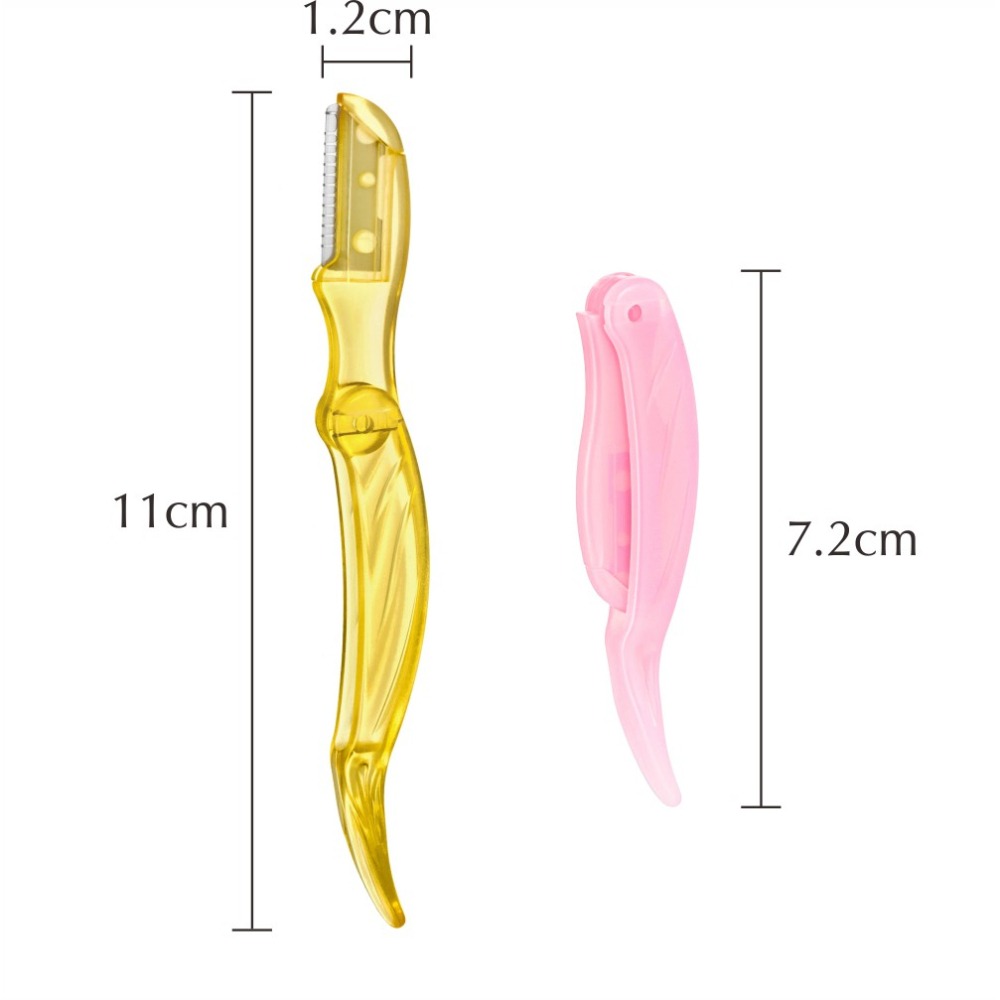 MEKO 小鳥摺疊安全修眉刀(2入) N-047-細節圖4