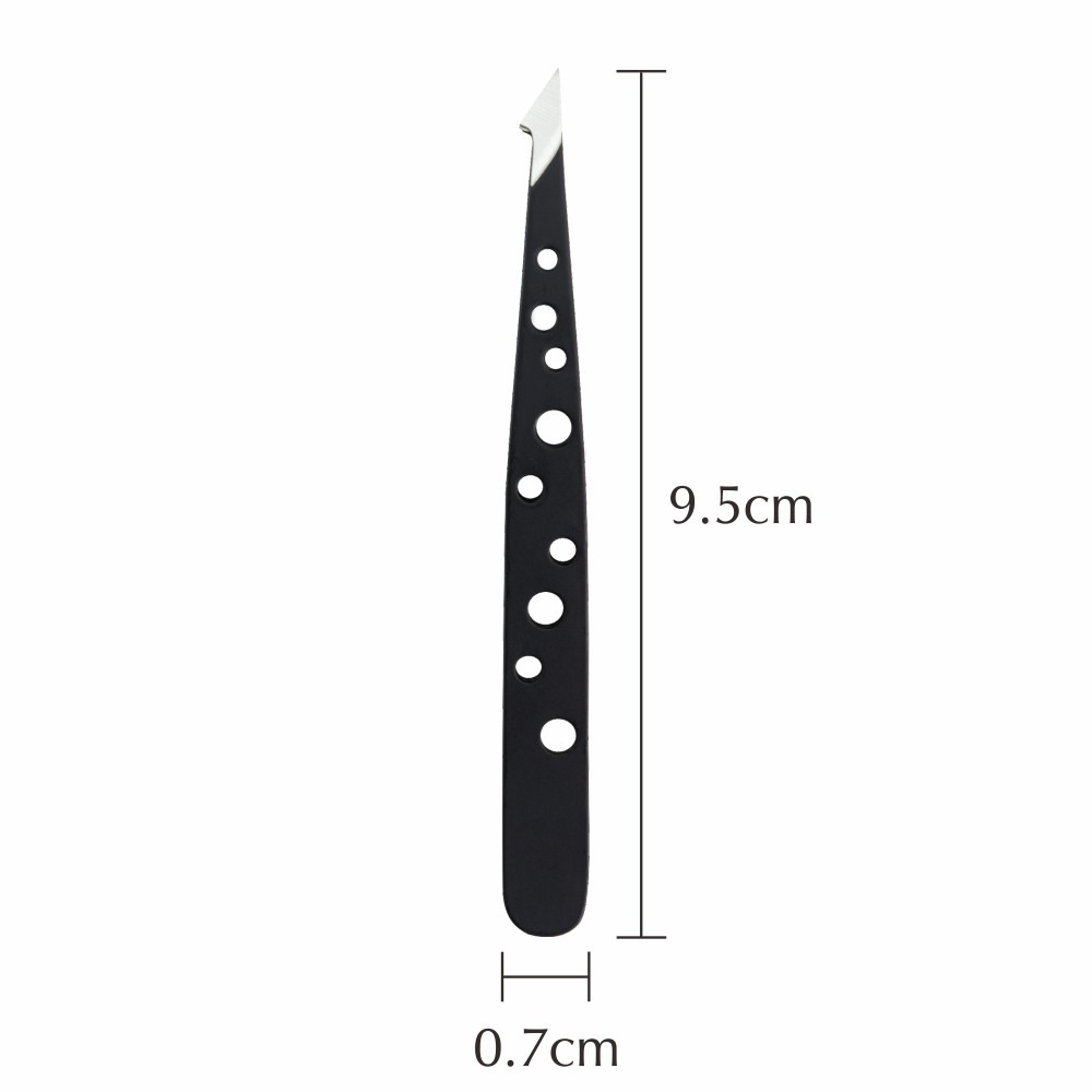 MEKO 九星箭頭眉毛夾 - 黑 N-003-細節圖2