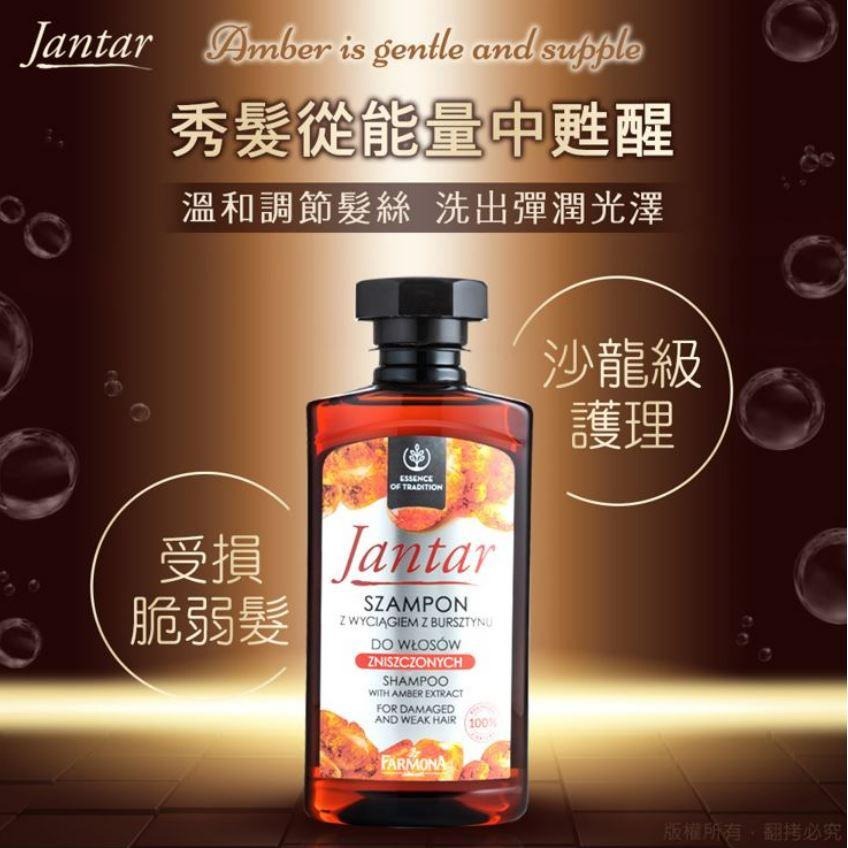 JANTAR 波蘭植萃 - 琥珀溫和柔順洗髮露-細節圖2