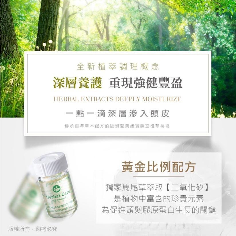 Herbal care 波蘭植萃 - 馬尾草頭皮養護強效安瓶 (5mlx5瓶)-細節圖5