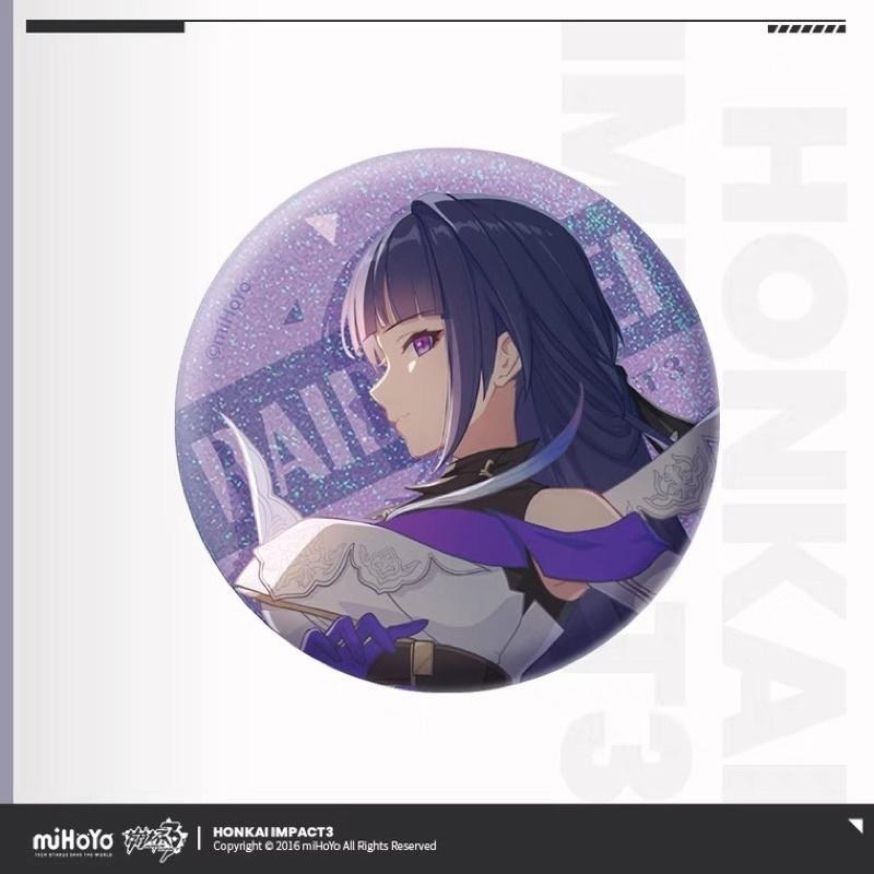 【米哈游/崩壞3】(官方正版現貨) 立繪系列 琪亞娜 芽衣 布洛妮婭 希兒 麗塔 幽蘭黛爾 符華 德麗莎 胸章 徽章-細節圖4