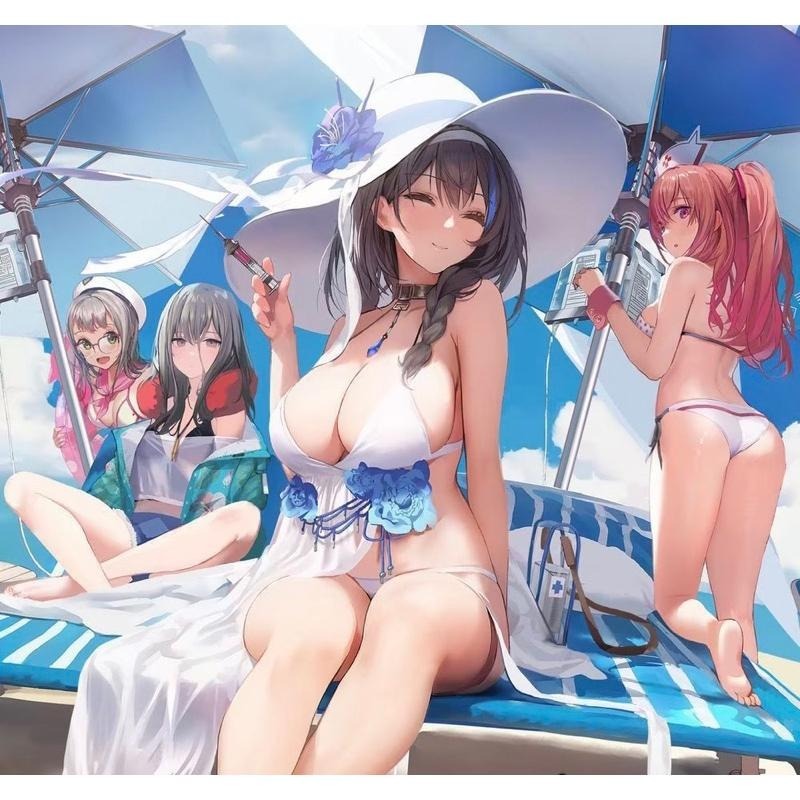 Nikke 勝利女神：妮姬 泳裝系列 立牌 / 動漫 遊戲 拉毗 阿妮斯 海倫 尼恩 麗塔 佩珀 梅里 普琳瑪 泳裝-細節圖3