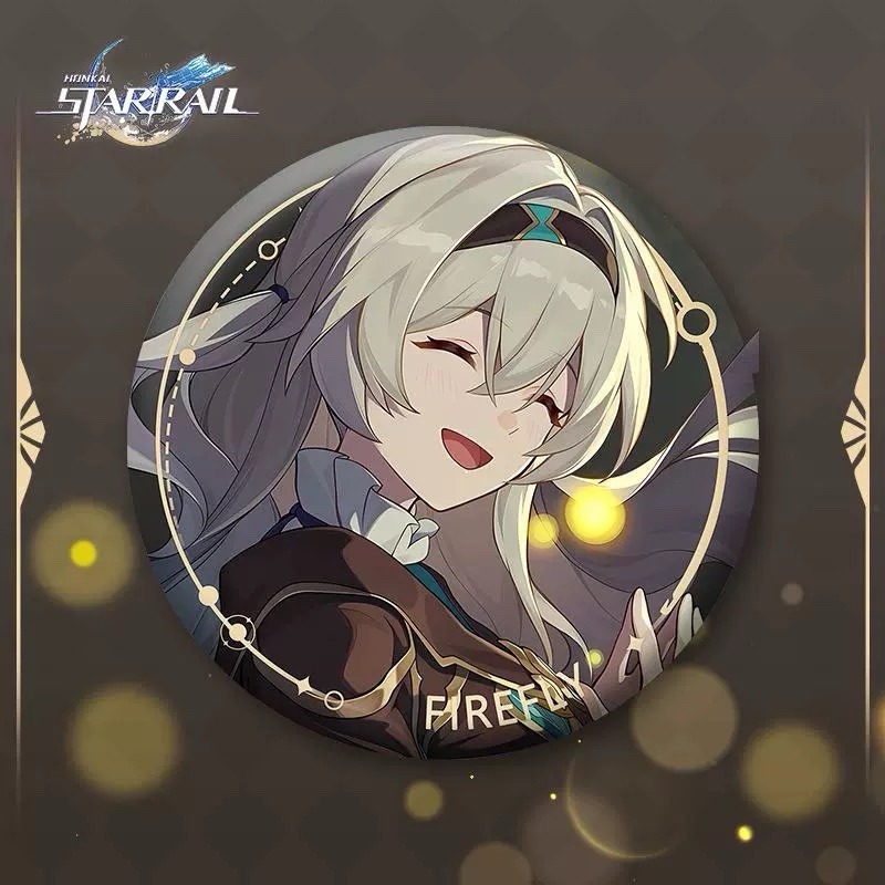 崩壞：星穹鐵道 流螢 立牌 胸章 鑰匙圈 色紙 / 動漫周邊 遊戲周邊 Firefly 吊飾 徽章 掛件 壓克力立牌-細節圖6