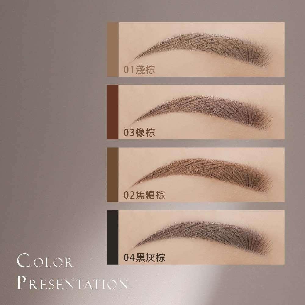 MEKO 川流眉妝刀鋒眉筆(6色任選) / 游絲棋大師聯名 防水耐汗 精準定型 持久眼妝 防水眉筆 刀鋒眉筆 眉筆 眉粉-細節圖6