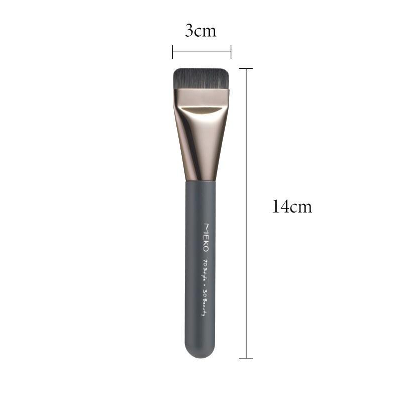 MEKO 元森純素主義 一字型刀鋒粉底刷 EC-020 / 游絲棋大師聯名刷具 粉底刷 化妝刷具-細節圖3