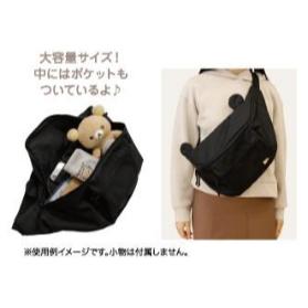 【台灣現貨】日本代購 正品Rilakkuma 拉拉熊懶懶熊 大耳腰包 側背包 後背包-細節圖2