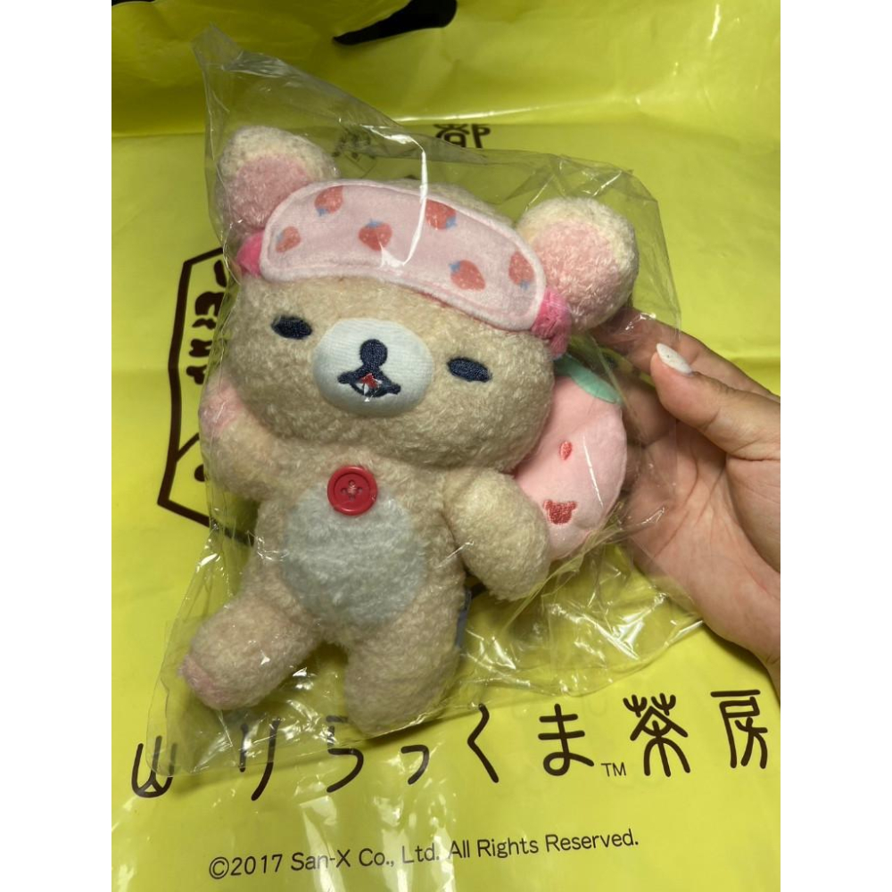 【台灣現貨】日本代購 正品Rilakkuma 拉拉熊懶懶熊 晚安好夢 躺姿玩偶 小雞懶妹蜜茶-細節圖5