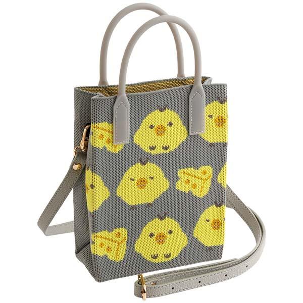 【台灣現貨】拉拉熊 懶熊 rilakkuma 針織單肩包 手機包-細節圖7