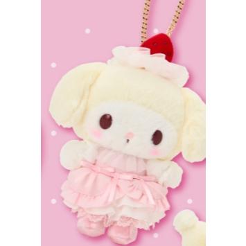 【台灣現貨】三麗鷗 白草莓 奶油蛋糕系列 吊飾娃娃 大耳狗 酷洛米 美樂蒂-細節圖3
