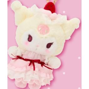 【台灣現貨】三麗鷗 白草莓 奶油蛋糕系列 吊飾娃娃 大耳狗 酷洛米 美樂蒂-細節圖4