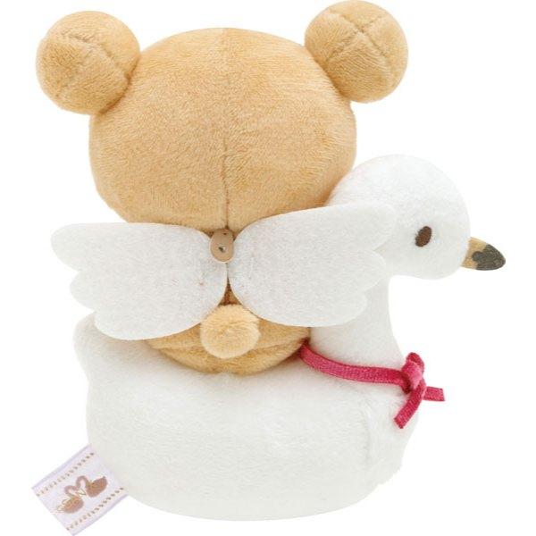 S5【台灣現貨】拉拉熊 懶懶熊 rilakkuma 天鵝系列 坐騎天鵝吊飾 懶熊蜜茶 芭蕾舞服裝-細節圖2
