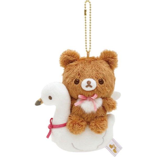 S5【台灣現貨】拉拉熊 懶懶熊 rilakkuma 天鵝系列 坐騎天鵝吊飾 懶熊蜜茶 芭蕾舞服裝-細節圖3