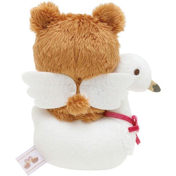S5【台灣現貨】拉拉熊 懶懶熊 rilakkuma 天鵝系列 坐騎天鵝吊飾 懶熊蜜茶 芭蕾舞服裝-細節圖4