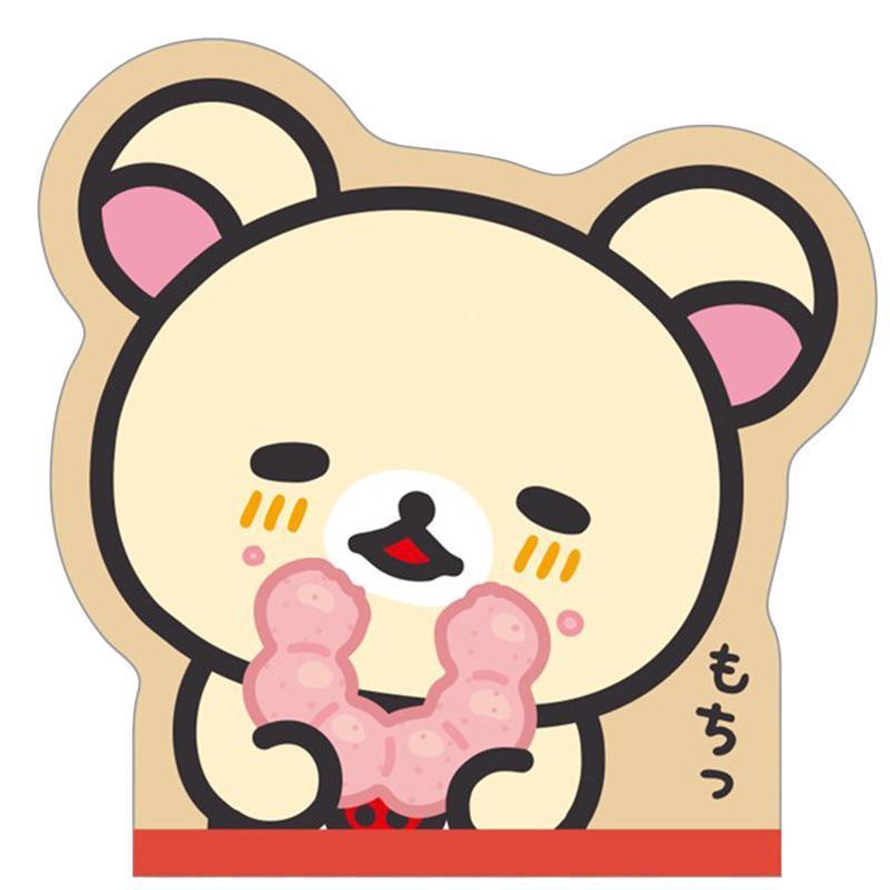 S9【台灣現貨】拉拉熊 懶熊 rilakkuma 懶懶熊 x mister Donut 聯名款 甜甜圈 造型便條紙-細節圖5