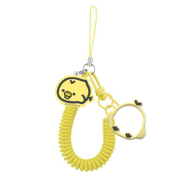 【台灣現貨】拉拉熊 懶懶熊 rilakkuma 手機掛繩 手機吊飾 壓克力-細節圖2