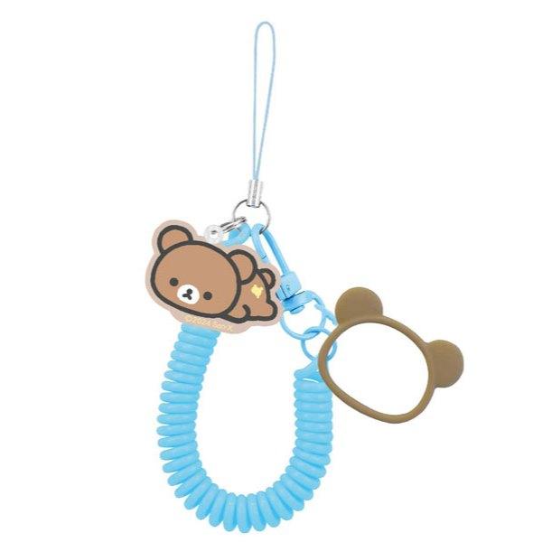 【台灣現貨】拉拉熊 懶懶熊 rilakkuma 手機掛繩 手機吊飾 壓克力-細節圖3