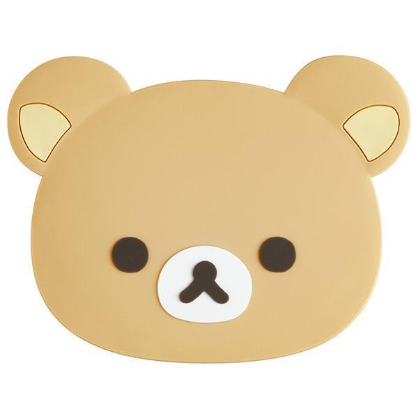 L1【台灣現貨】拉拉熊 懶懶熊 rilakkuma 手拿鏡 懶熊大頭造型 化妝鏡-細節圖3